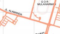 Peta Jaringan Jalan - Wilayah Kelurahan Belimbing - Kota Bontang - SnapShoot